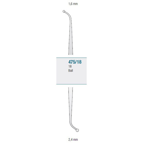 Burnisher Ball 1.6 - 2.4mm Fig 18