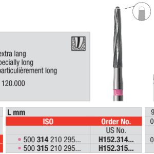 H152 Special endodontic drill